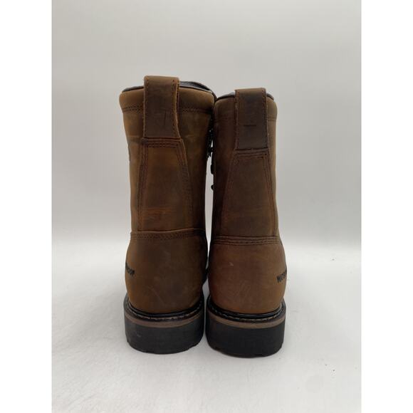 Justin DRYWALL BROWN COWHIDE SE960 Men's NWD Boot Brown Mismatched Sizes - Picture 6 of 11